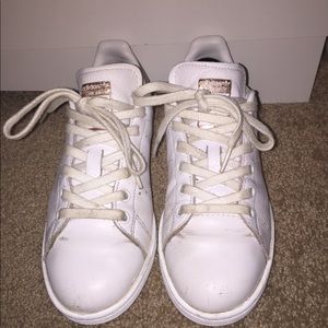 Rose Gold Adidas Stan Smiths